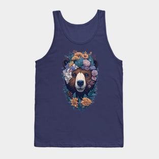 bear forest art Tank Top